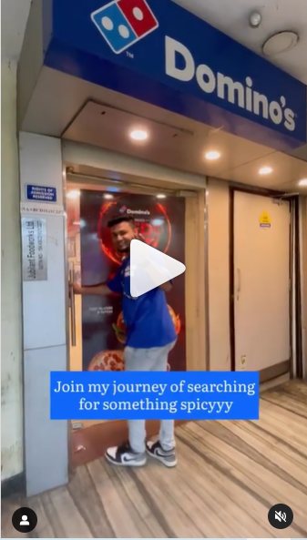 Dominos campaign video cover