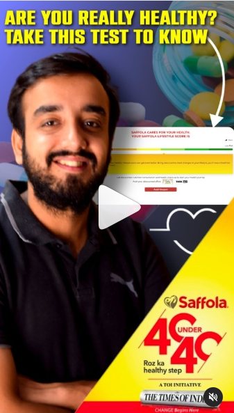 Saffola campaign video cover