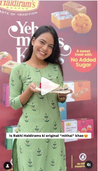 Haldiram campaign video cover