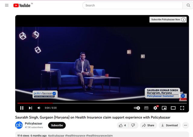 Policy Bazaar campaign video cover