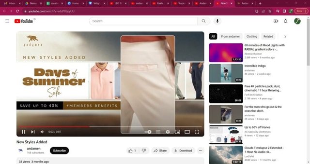 Andamen campaign video cover